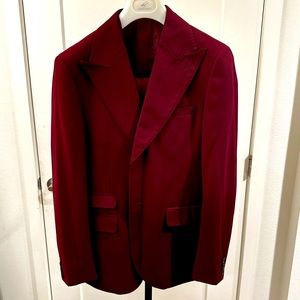 Burgundy 3-pc suit
